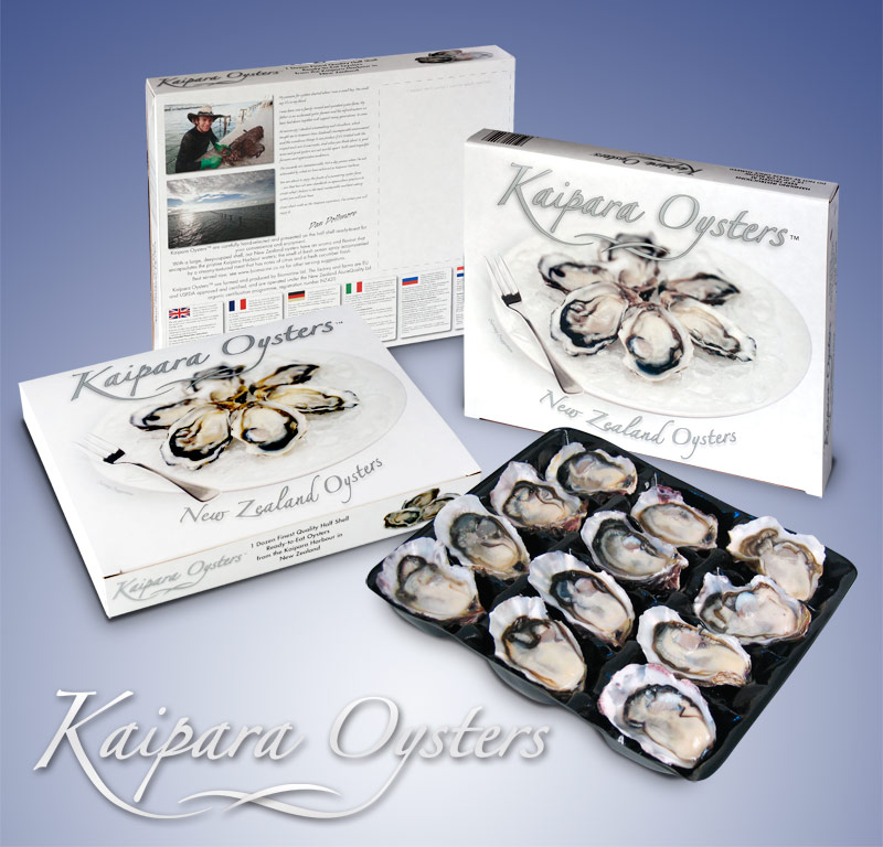 Kaipara Oysters Packaging